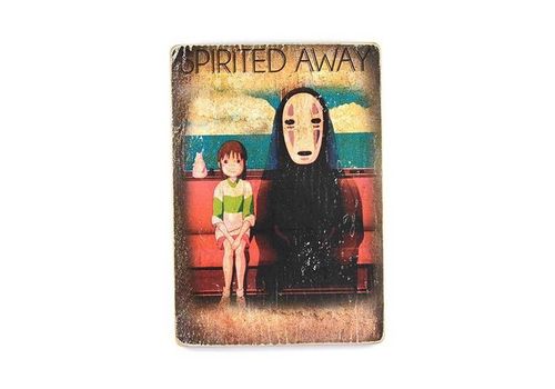 фото 1 - Постер Spirited Away #1 in train Wood Posters