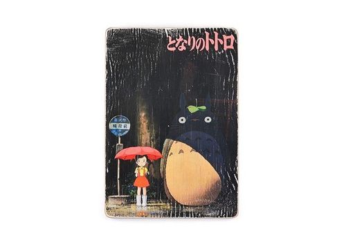 фото 1 - Постер Totoro #1 with umbrella Wood Posters