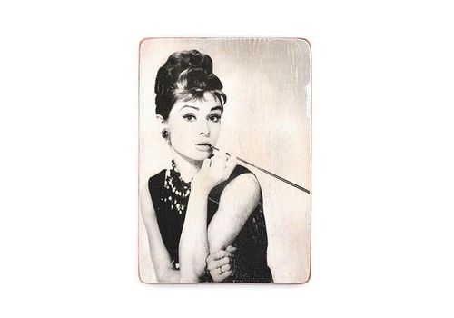 фото 1 - Постер Wood Posters Audrey Hepburn #1 8X285X200 мм