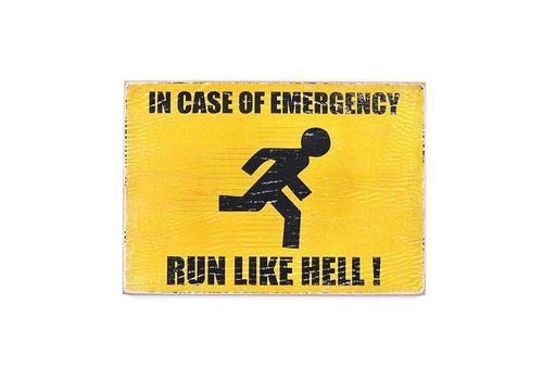 зображення 1 - Постер "Run Like Hell"