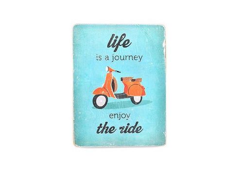 зображення 1 - Постер "Life is a journey #1 Blue"