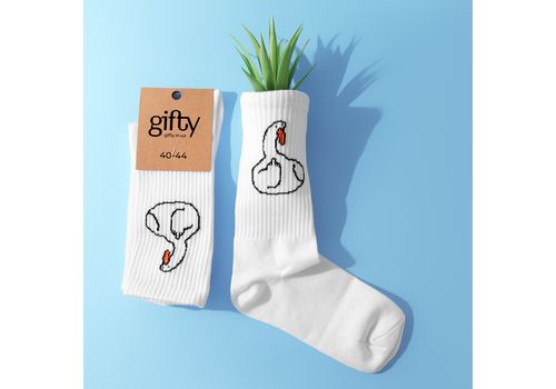 зображення 7 - Шкарпетки Gifty з Гусем Фак (36-39 р)
