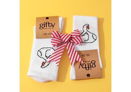 зображення 4 - Шкарпетки Gifty з Гусем Фак (40-44 р)