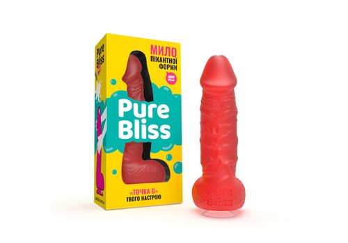 фото 2 - Мыло Pure Bliss пенис MINI Red