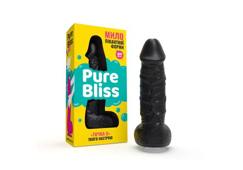 фото 2 - Мыло пенис BIG Black Pure Bliss