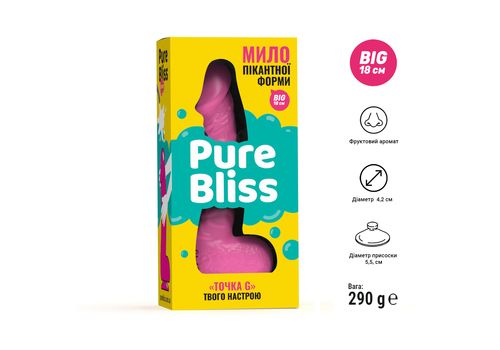 фото 1 - Мыло Pure Bliss пенис BIG Pink