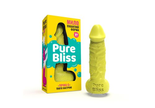 фото 2 - Мыло Pure Bliss пенис BIG Yellow