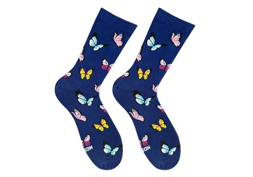 зображення 1 - Шкарпетки NOSKAR "Метелики сині"