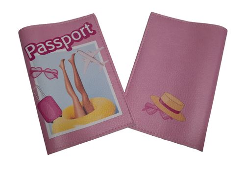 фото 1 - Обложка для паспорта "Barbie_pic" NaBazi