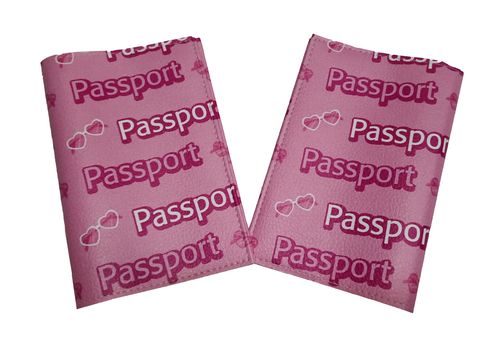 фото 1 - Обложка для паспорта "Barbie_text" NaBazi