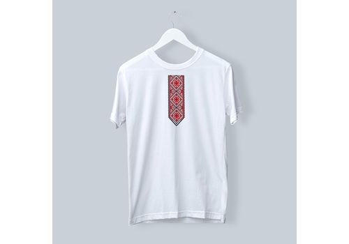 фото 1 - Белая футболка "Вишиванка" UAmade Sale