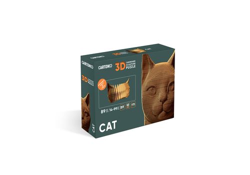 фото 4 - Картонний конструктор 1DEA.me "Cartonic 3D Puzzle CAT"