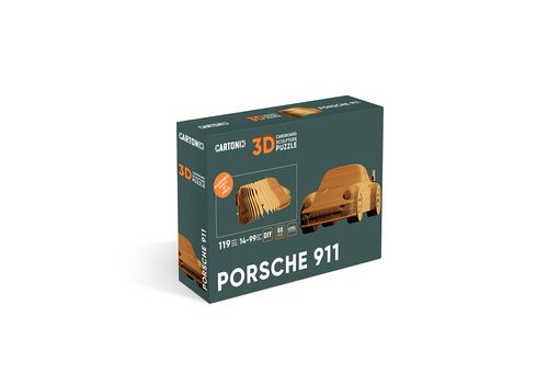 фото 4 - Картонний конструктор 1DEA.me "Cartonic 3D Puzzle PORSCHE 911"