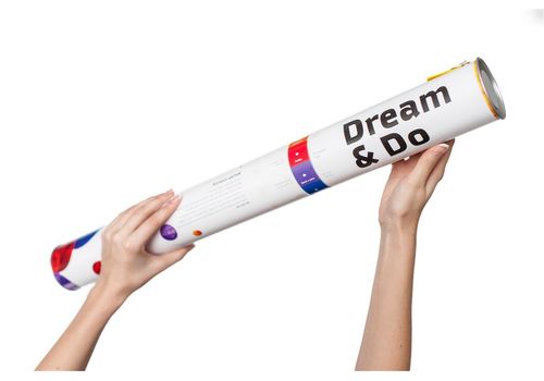 зображення 7 - Мотиваційний постер 1DEA.me "Dream&Do" rus (60*80см)