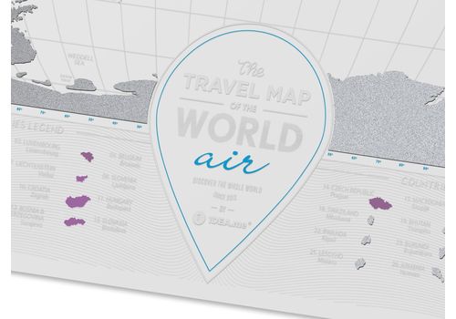 зображення 3 - Скретч-карта 1DEA.me "Travel map Air world" eng (80*60см)