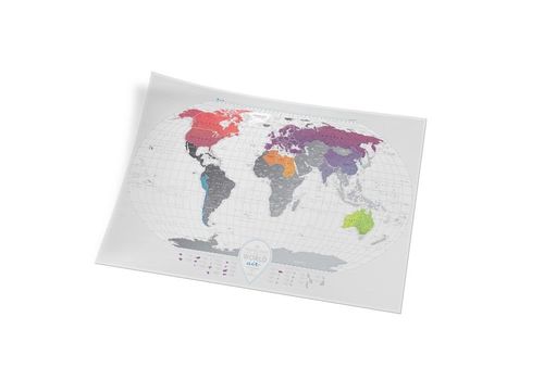 зображення 14 - Скретч-карта 1DEA.me "Travel map Air world" eng (80*60см)