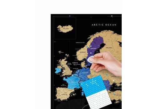 зображення 11 - Скретч-карта 1DEA.me "Travel map Black Europe" ukr (40*60см)