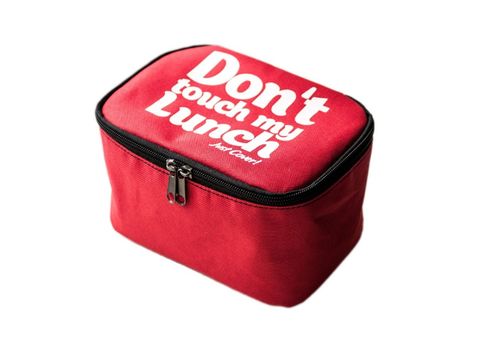 фото 2 - Красный ланч-бэг "Don't touch my lunch" 195 х 125 х 125 мм Just cover