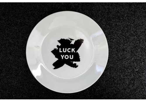 фото 1 - Тарелка Carambol-shop "Luck you" 23 см