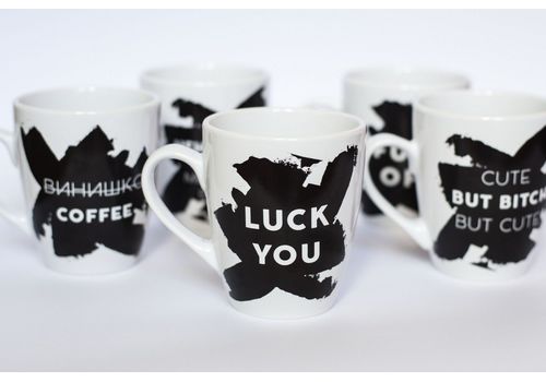 зображення 3 - Чашка Carambol-shop "Luck you" 320 мл