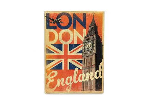 зображення 1 - Постер Wood Posters "Lon don England" 200х285х8 мм