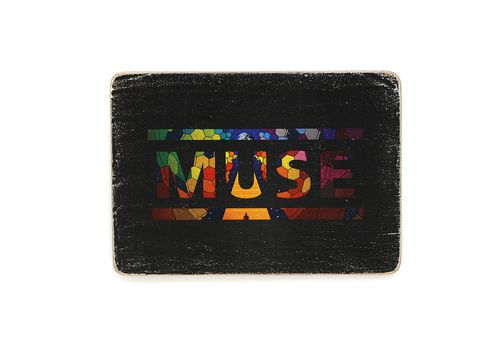 фото 1 - Постер Wood Posters "Muse Logo" 285х200х8 мм