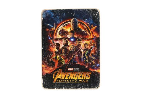 фото 1 - Постер Wood Posters "Avengers Infinity War" 200х285х8 мм