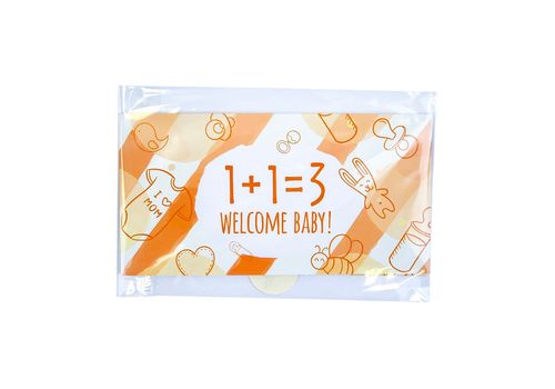 зображення 1 - Листівка для грошей Papadesign "1+13 welcome baby!" 18x9