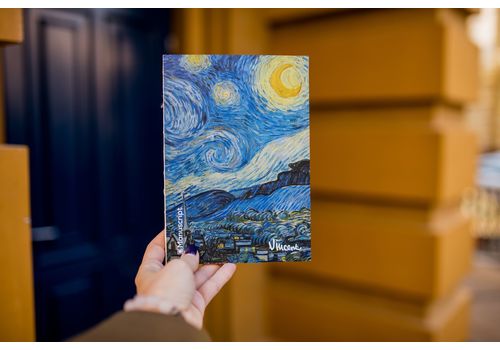 фото 4 - Скетчбук Van Gogh 1889 S  A5 Чистые 80 страниц с открытым переплетом