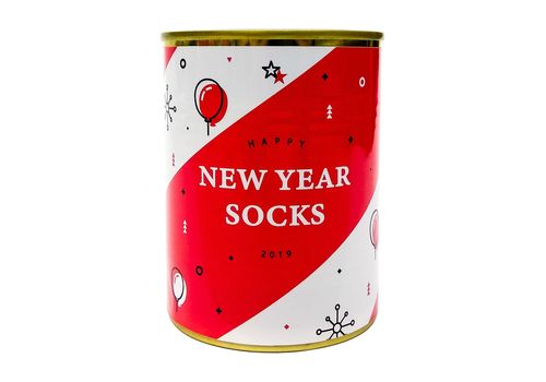 фото 1 - Консерва-носок PAPAdesign "New Year socks"  красные