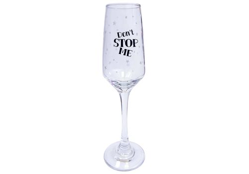 фото 1 - Бокал для шампанского Papadesign "Don't stop me" 190ml