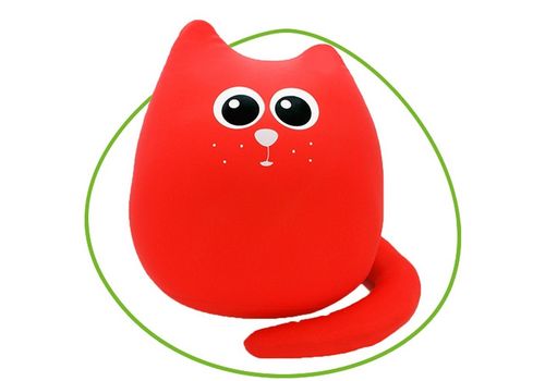 фото 1 - Подушка-антистресс Expetro "Кот" красный