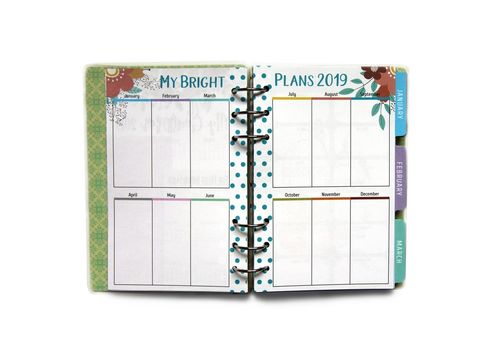 фото 10 - Дневник My Cozy Planner "Bright plans" зеленый