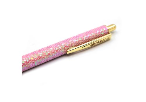 зображення 2 - Ручка-автомат Olena Redko 'Sequins' рожева