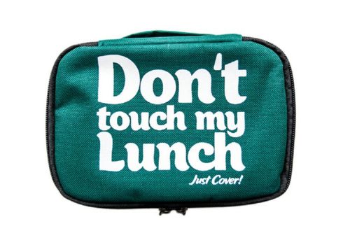 фото 2 - Зеленый ланч-бэг "Dont touch my lunch" 195 х 125 х 125 мм Just cover