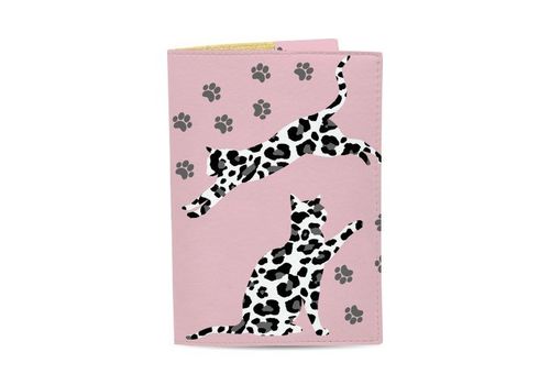 зображення 1 - Обкладинка на паспорт Just cover "Леопардові коти" 13,5 х 9,5 см