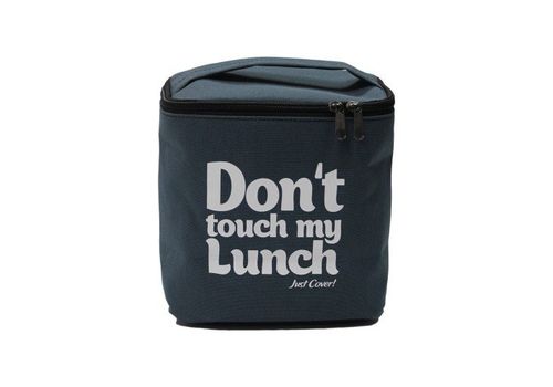 фото 2 - Ланч-бэг Just cover "Don't touch my lunch" серый maxi 195 х 185 х 120 мм
