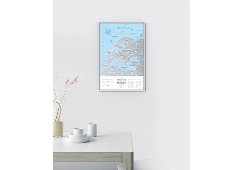 зображення 4 - Скретч карта світу  1DEA.me "Travel Map Silver Europe"