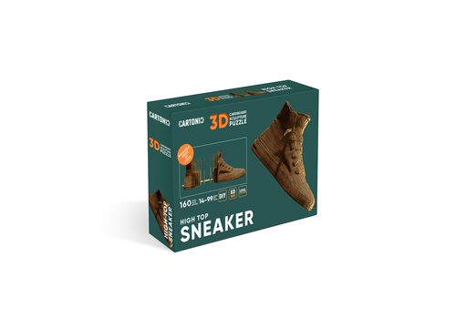 фото 5 - Картонный конструктор "Cartonic 3D Puzzle High top sneaker" 1DEA.me