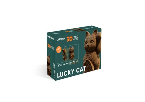 зображення 5 - Картонний конструктор "Cartonic 3D Puzzle Lucky cat" 1DEA.me