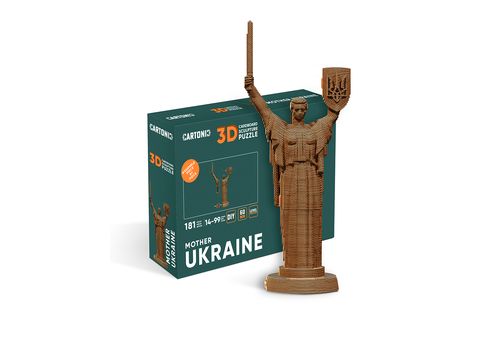 фото 1 - Картонный конструктор "Cartonic 3D Puzzle MOTHER UKRAINE" 1DEA.me