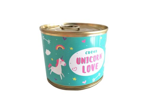 зображення 1 - Свічка-консерва Papadesign "Unicorn love" S 70*60