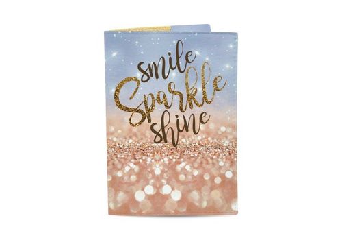 фото 1 - Обложка на паспорт Just cover "Smile, Sparkle, Shine" 13,5 х 9,5 см