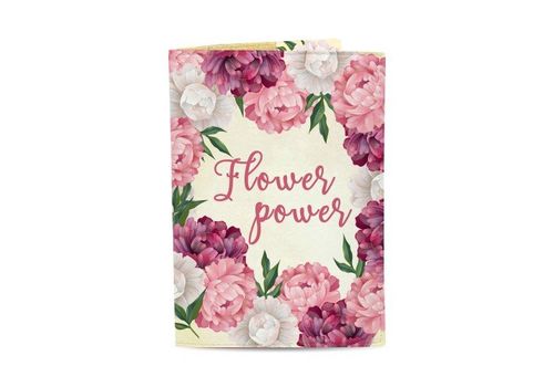 зображення 1 - Обкладинка на паспорт Just cover "Flower Power" 13,5 х 9,5 см