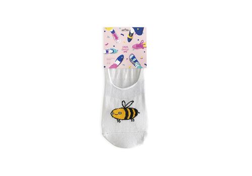 зображення 1 - Следки Papadesign "Пчелка" білий жіночі (36-40)