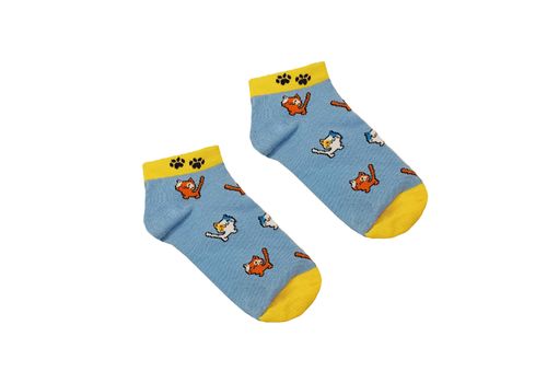 зображення 1 - Шкарпетки Dobro Socks "Котик мінік" короткі