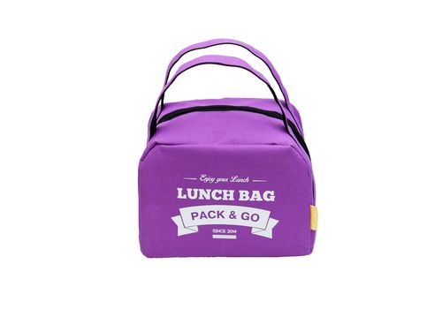зображення 1 - LUNCH BAG ZIP purple