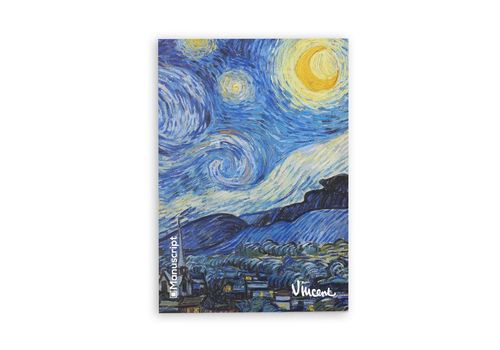 фото 1 - Скетчбук Van Gogh 1889 S  A5 Чистые 80 страниц с открытым переплетом