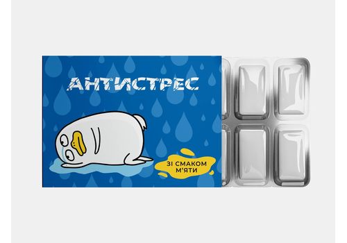 фото 1 - Жвачка "Антистрес" со вкусом мяты Papadesign
