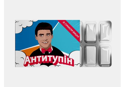фото 1 - Жвачка "Антитупин" со вкусом вишни